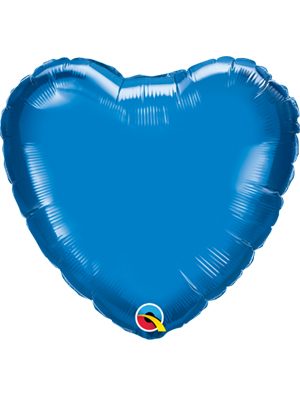 Globo foil corazón Sapphire Blue