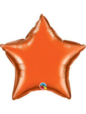 Globo foil estrella Orange