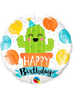 Globo foil Birthday Party Cactus