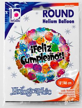 Globo foil Feliz Cumpleaños globos