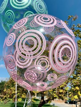 Burbuja Especial Deco circulo rosa 20