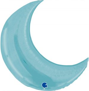 Globo foil luna azul claro