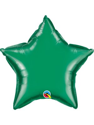Globo foil estrella Emerald Green