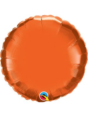 Globo foil redondo Orange