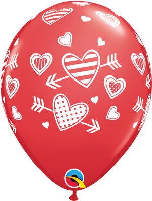 Globos de látex rojo, globo rojo, globo de San Valentín, globos de