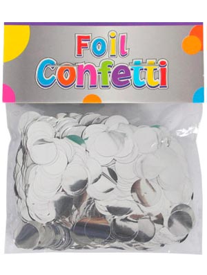 Confetti metálico Plata 10mm