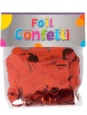 Confetti metálico Rojo 10mm