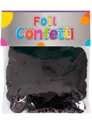 Confetti metálico Negro 10mm