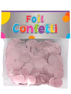 Confetti satinado rosa 10mm
