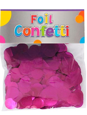 Confetti satinado Fucsia 10mm