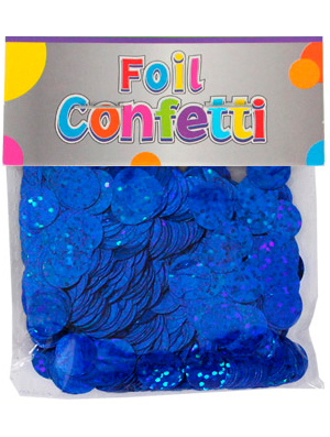 Confetti Holográfico metálico Azul 10mm