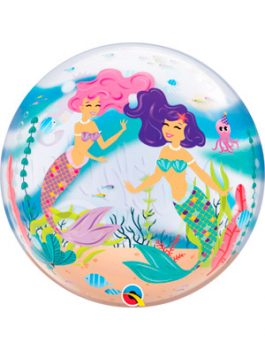 Globo bubble Mermaid Birthday Party
