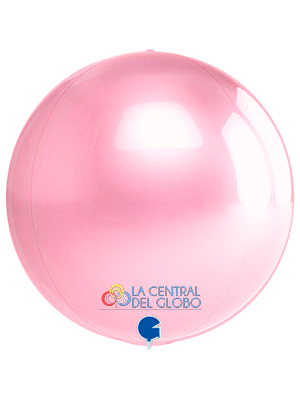 Esfera foil Rosa pastel 15" 38 cms.