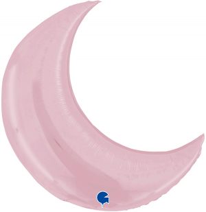 Globo foil luna rosa claro
