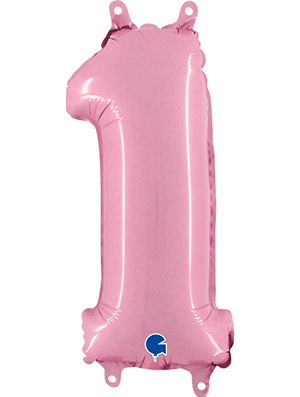 Grabo Globo Rosa Pastel Jumbo Número Foil 40in - 1 – Toy World Inc