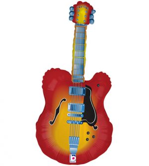 Globo Foil forma Guitarra