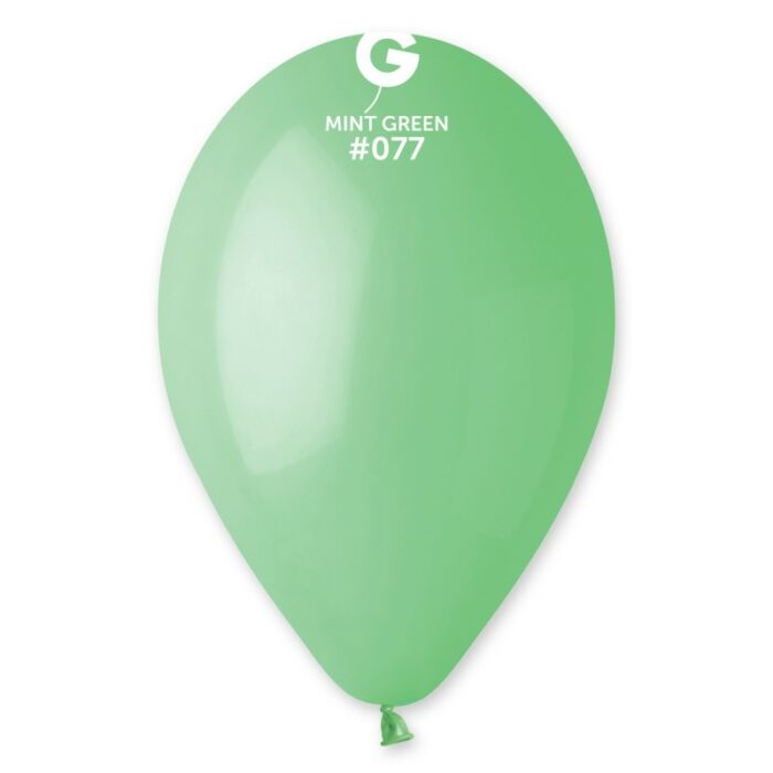 Globo de látex verde menta Gemar