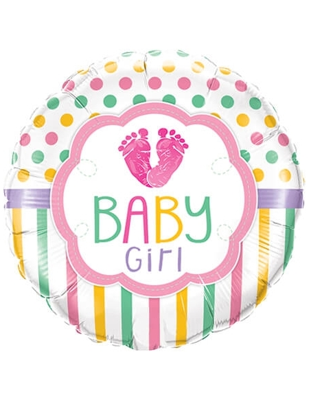 Globo foil Baby Girl Piececitos